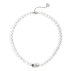 Girocollo di perle Leila - Argento