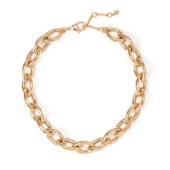 Girocollo forzatina navette Chains - Oro