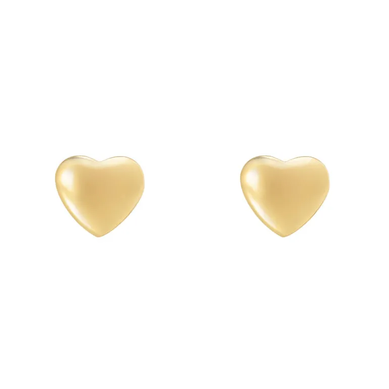 Mini orecchini a cuore Rania - Oro
