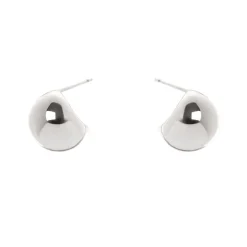 Orecchini a boule asimmetrica Domus - Argento