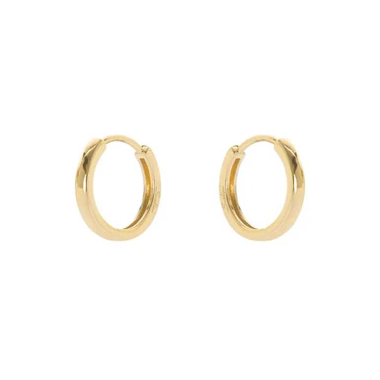 Orecchini a cerchio Malibù - Oro