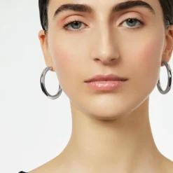Orecchini a cerchio piccolo Isabel - Argento
