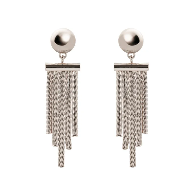 Orecchini barretta e frangia Cleopatra - Bronzo