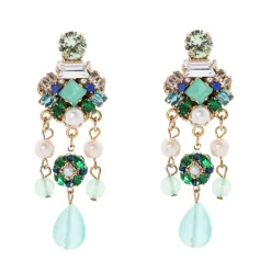 Orecchini chandelier Sirens - Blu