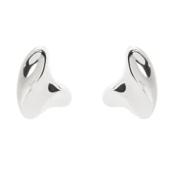 Orecchini con elemento tridimensionale Amaranta - Argento