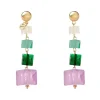 Orecchini con pendente scalare Kaaba - Multicolor