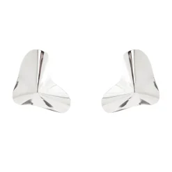 Orecchini con triangolare ondulato Amaranta - Argento