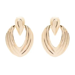 Orecchini goccia e ovale Amaranta - Oro