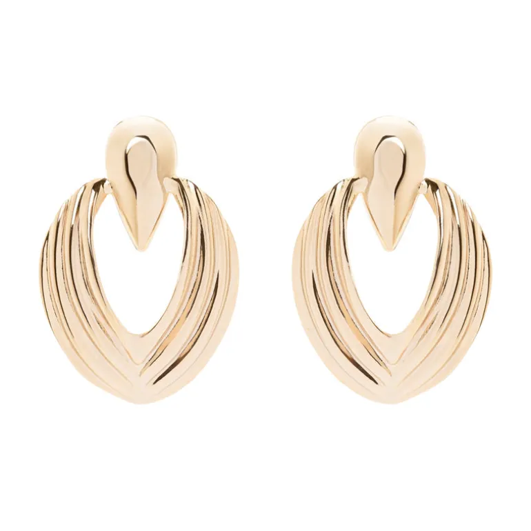 Orecchini goccia e ovale Amaranta - Oro